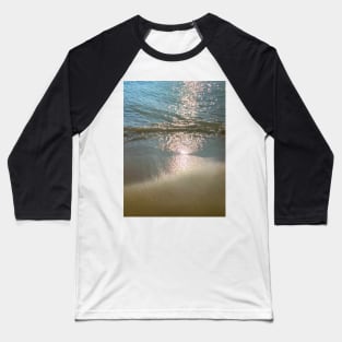 Summer Travel Vacation Sand Beach Sun Sea Reflections Baseball T-Shirt